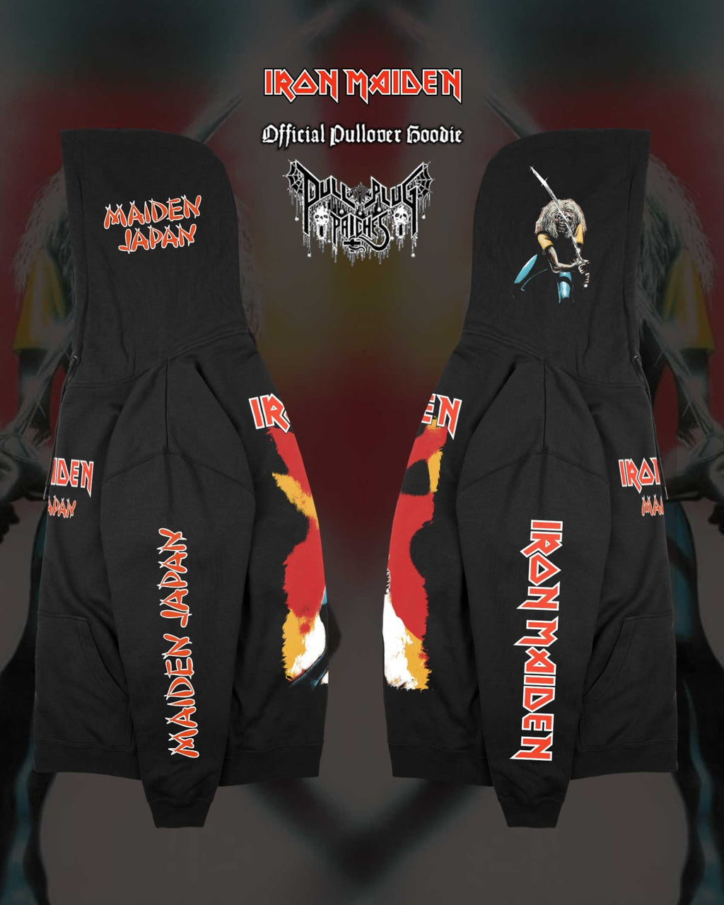 Iron Maiden - Maiden Japan - Deluxe Pullover Hoodie