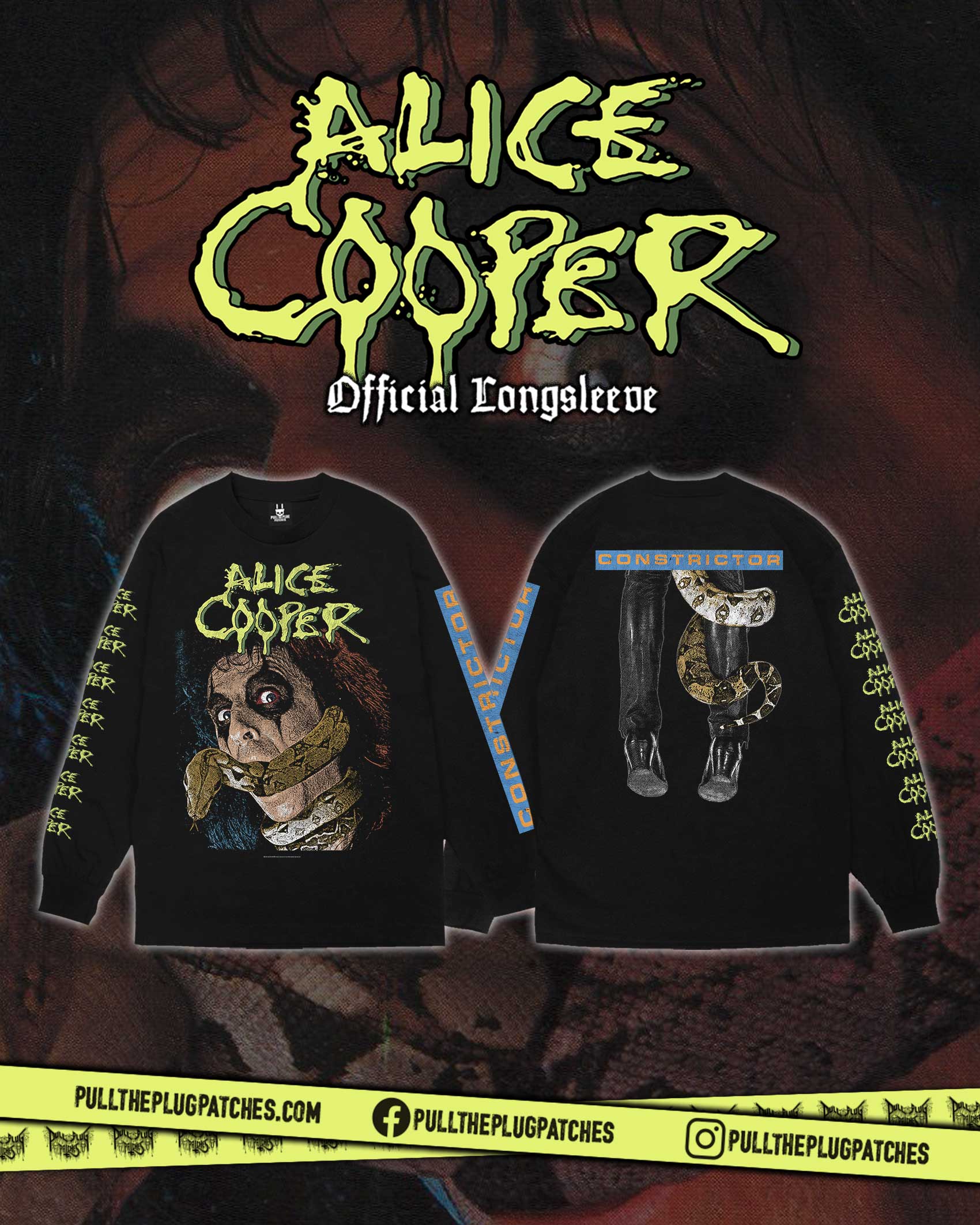Alice Cooper - Constrictor - Longsleeve Shirt