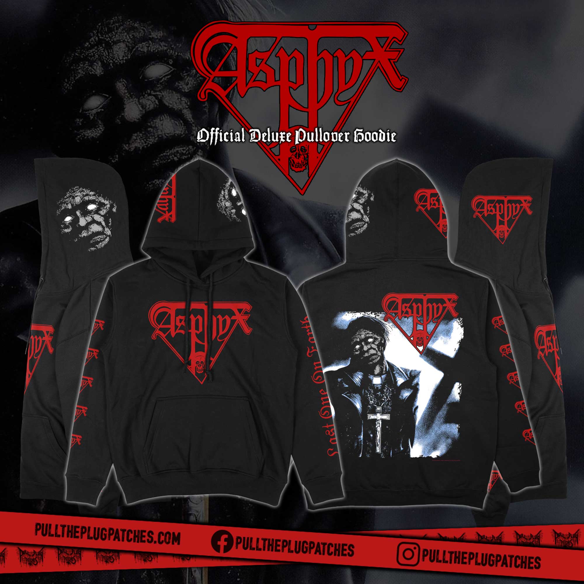 Asphyx - Last One On Earth - Deluxe Pullover Hoodie