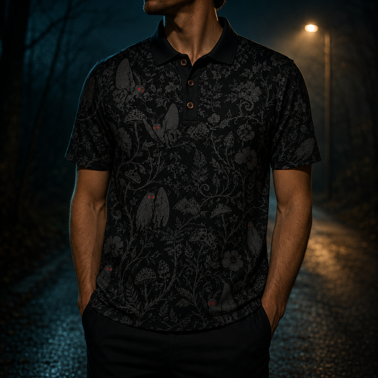 Toile de Cryptide — Cryptid Polo Shirt