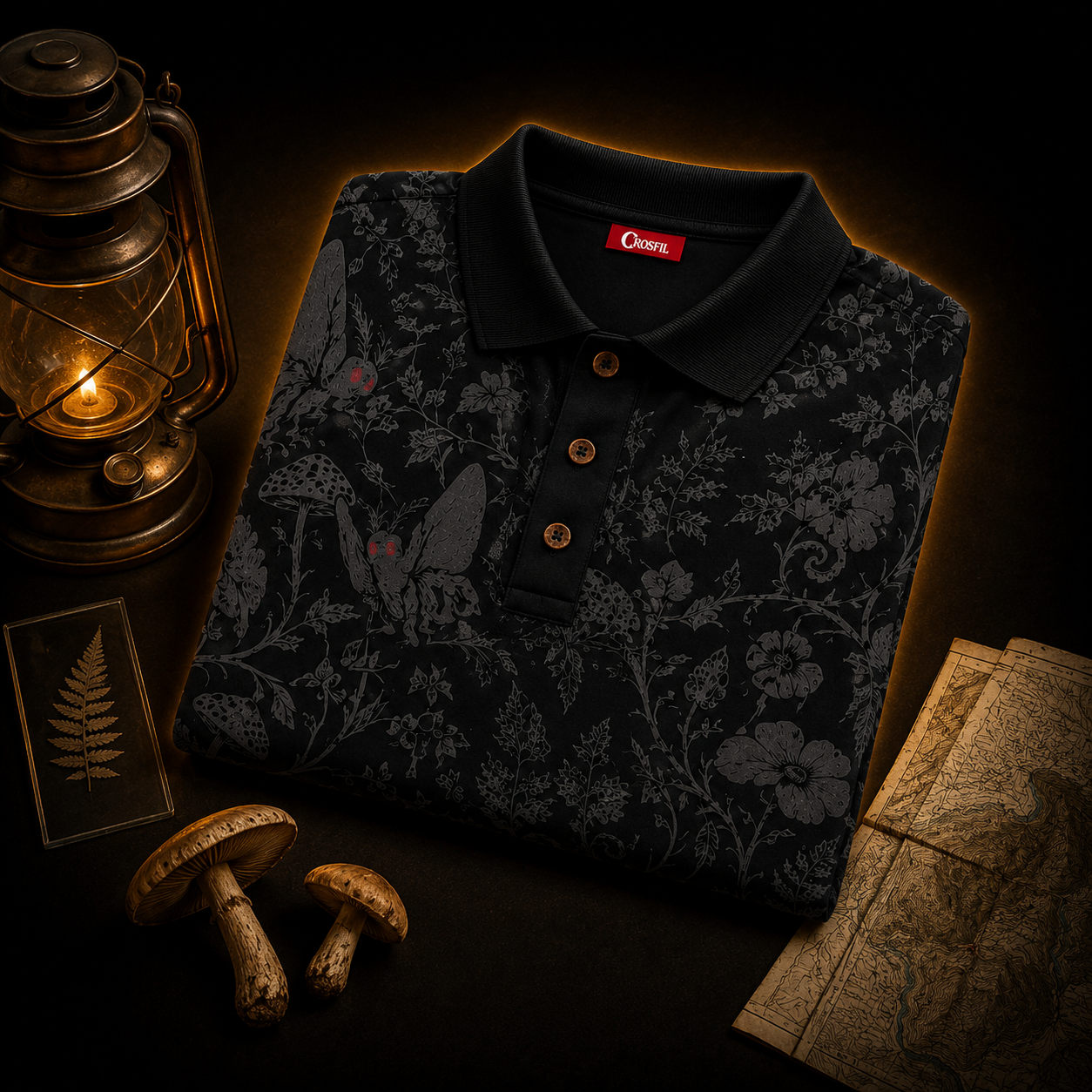 Toile de Cryptide — Cryptid Polo Shirt