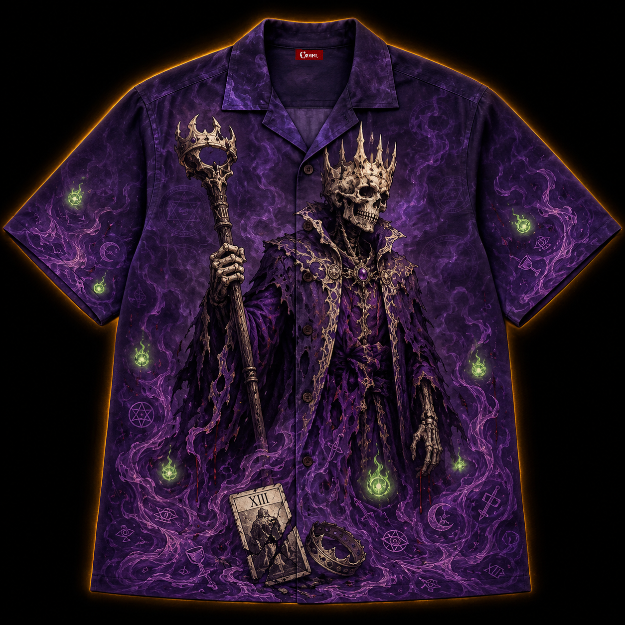 The Deposed — Dark Fantasy Fallen Royalty Hawaiian Shirt