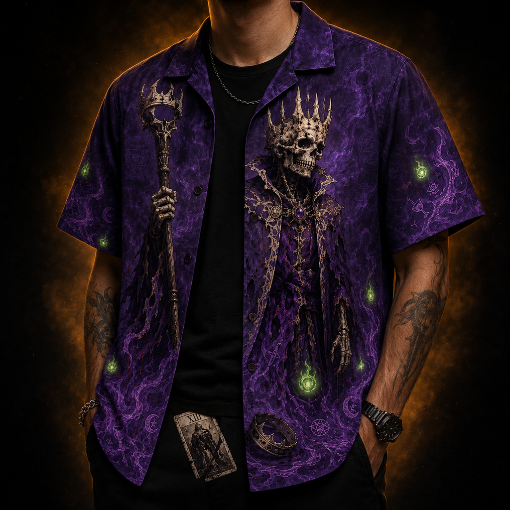 The Deposed — Dark Fantasy Fallen Royalty Hawaiian Shirt