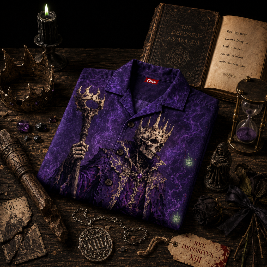 The Deposed — Dark Fantasy Fallen Royalty Hawaiian Shirt