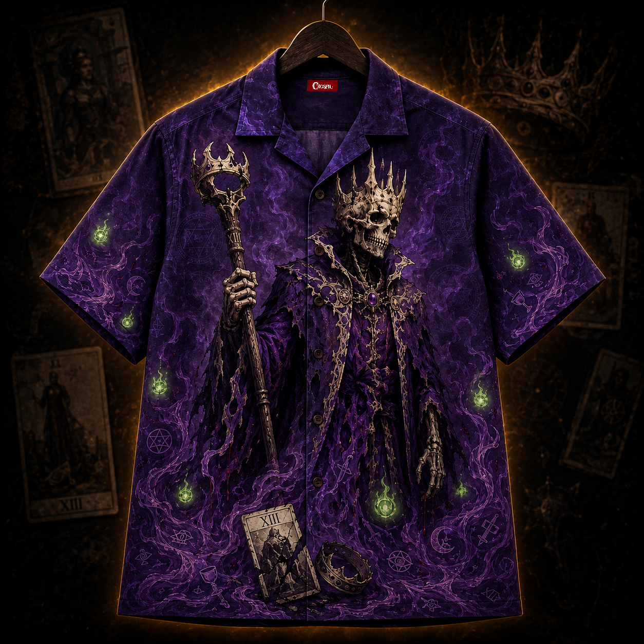 The Deposed — Dark Fantasy Fallen Royalty Hawaiian Shirt