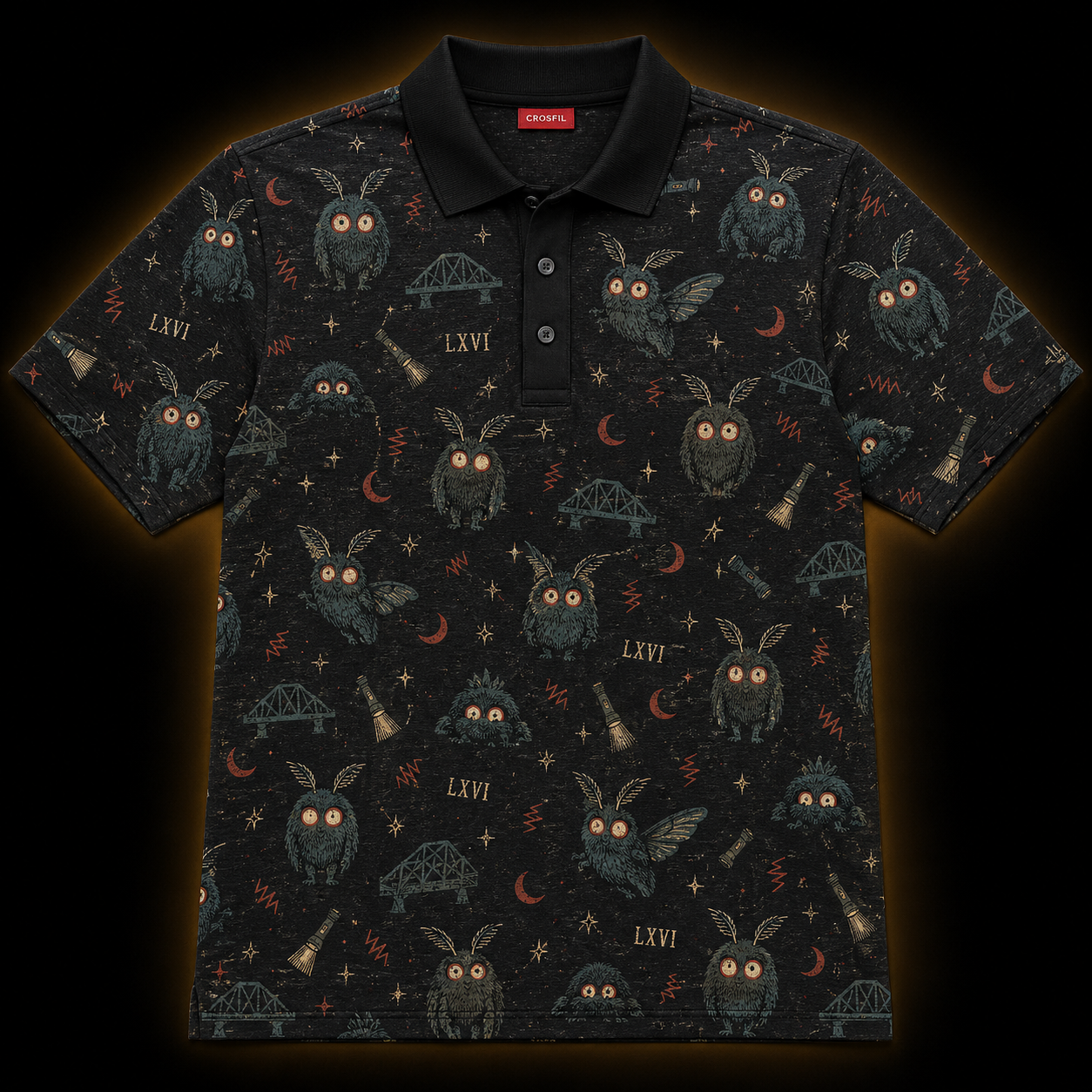Mothboy LXVI — Mothman Polo Shirt