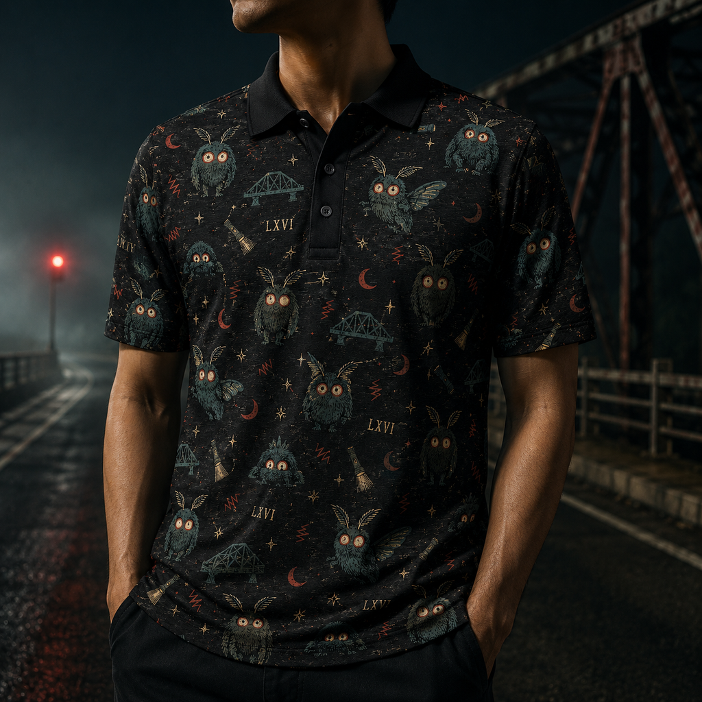 Mothboy LXVI — Mothman Polo Shirt