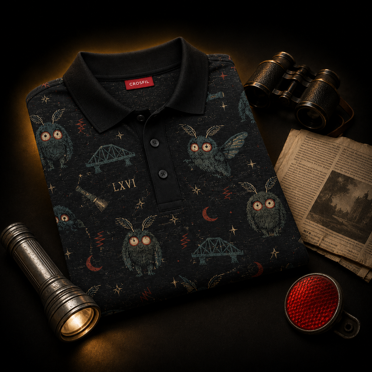 Mothboy LXVI — Mothman Polo Shirt