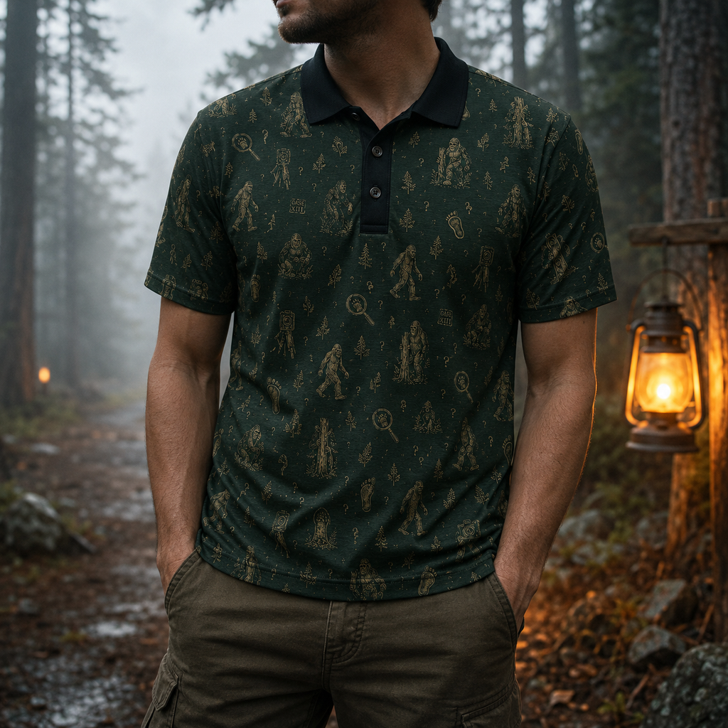 The Bigfoot Files XIII — Cryptid Polo Shirt