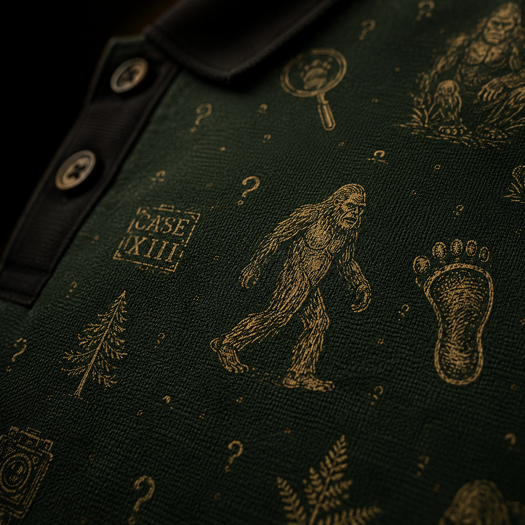 The Bigfoot Files XIII — Cryptid Polo Shirt