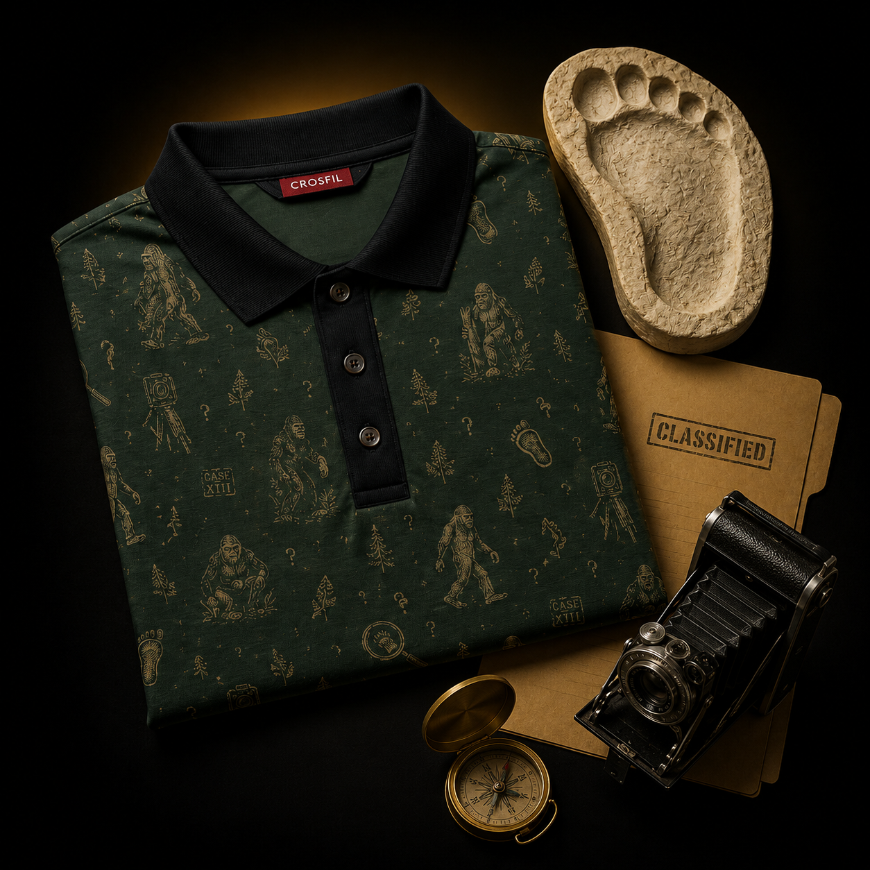 The Bigfoot Files XIII — Cryptid Polo Shirt