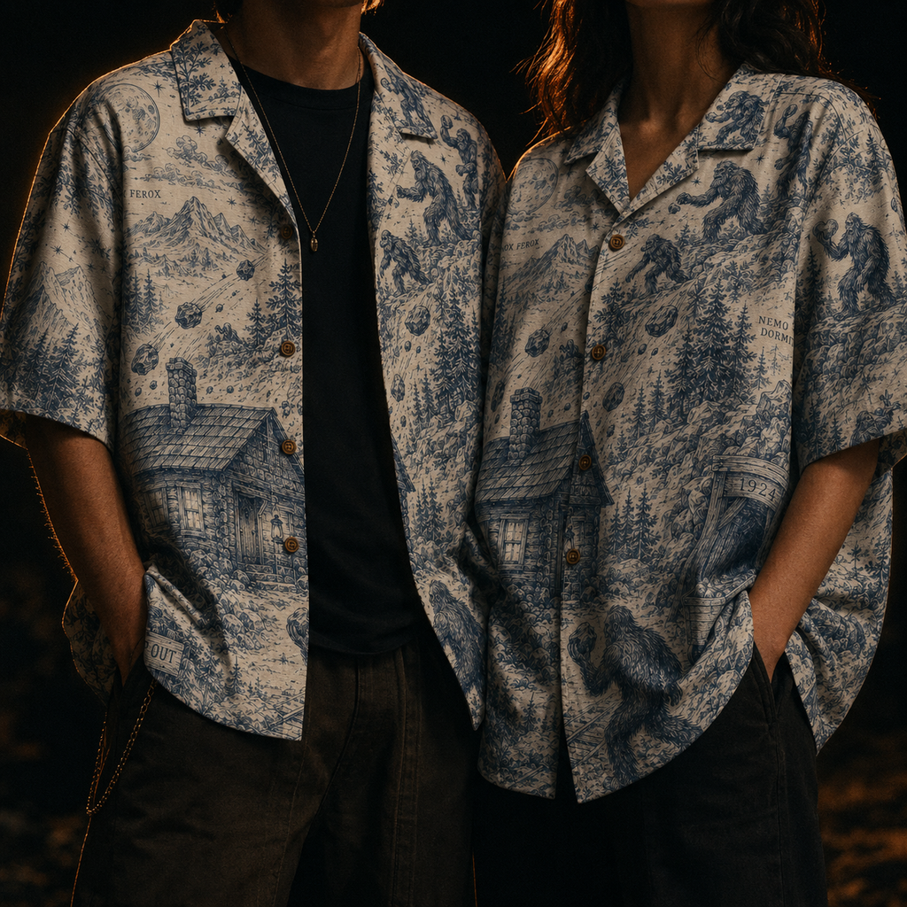 Crosfil The Siege 1924 Hawaiian Shirt — Bigfoot Toile Print