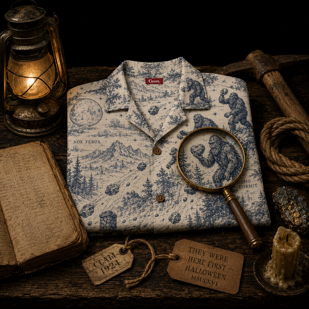 Crosfil The Siege 1924 Hawaiian Shirt — Bigfoot Toile Print
