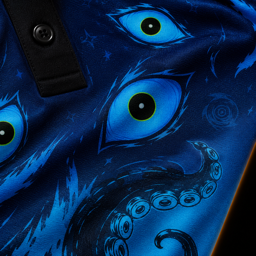 The Many-Eyed — Eldritch Cosmic Horror Polo Shirt