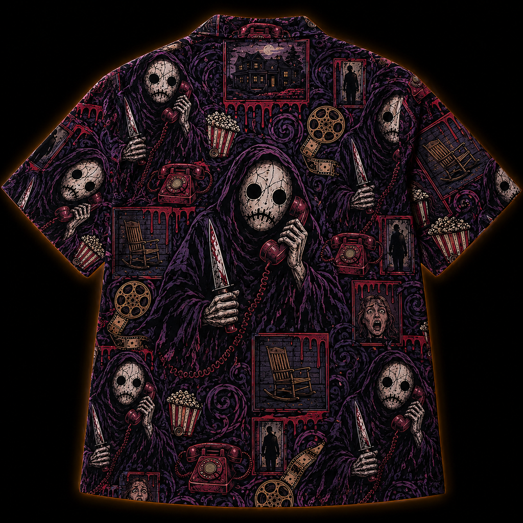 The Caller — Slasher Horror Hawaiian Shirt