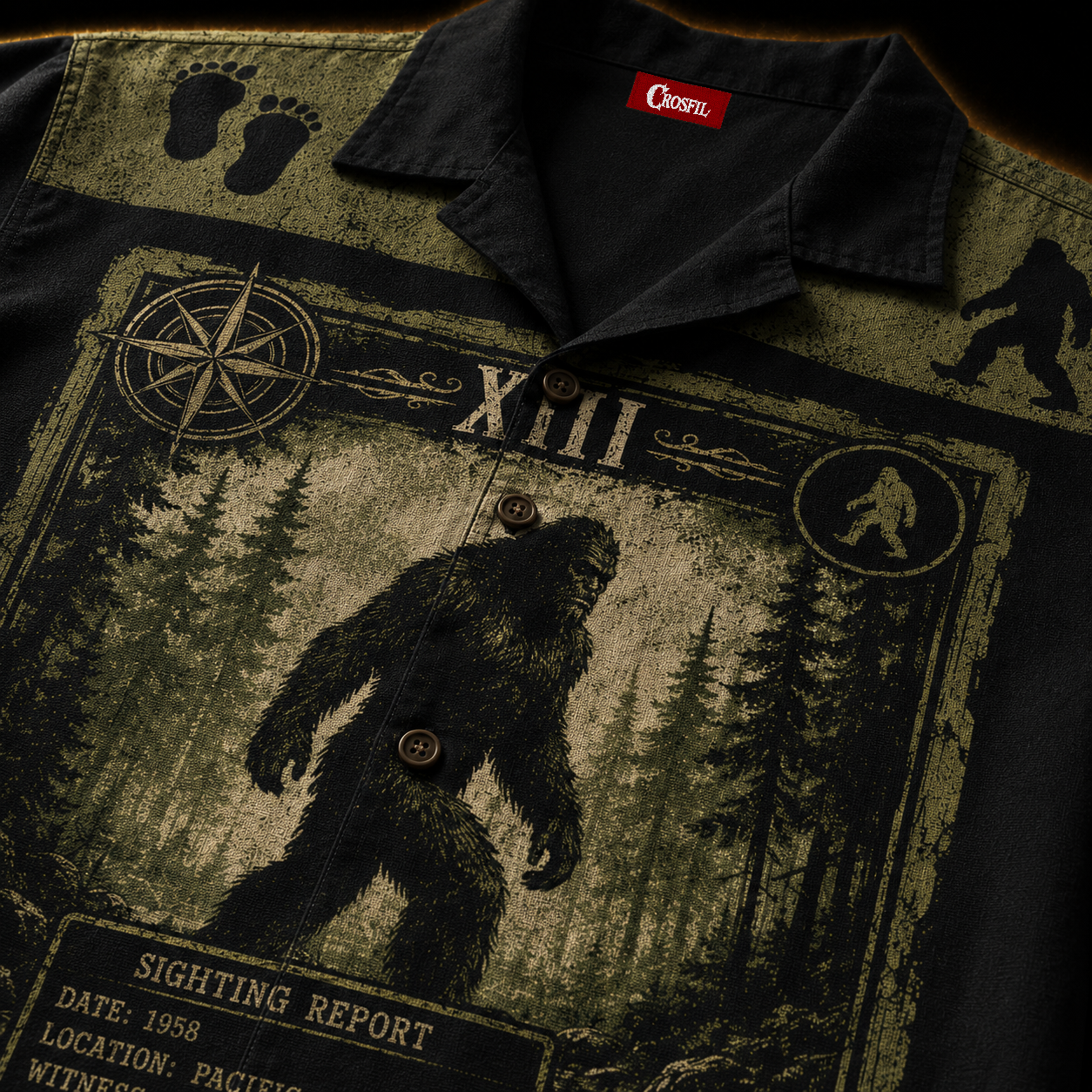 The Bigfoot Files XIII — Sighting Report Hawaiian Shirt