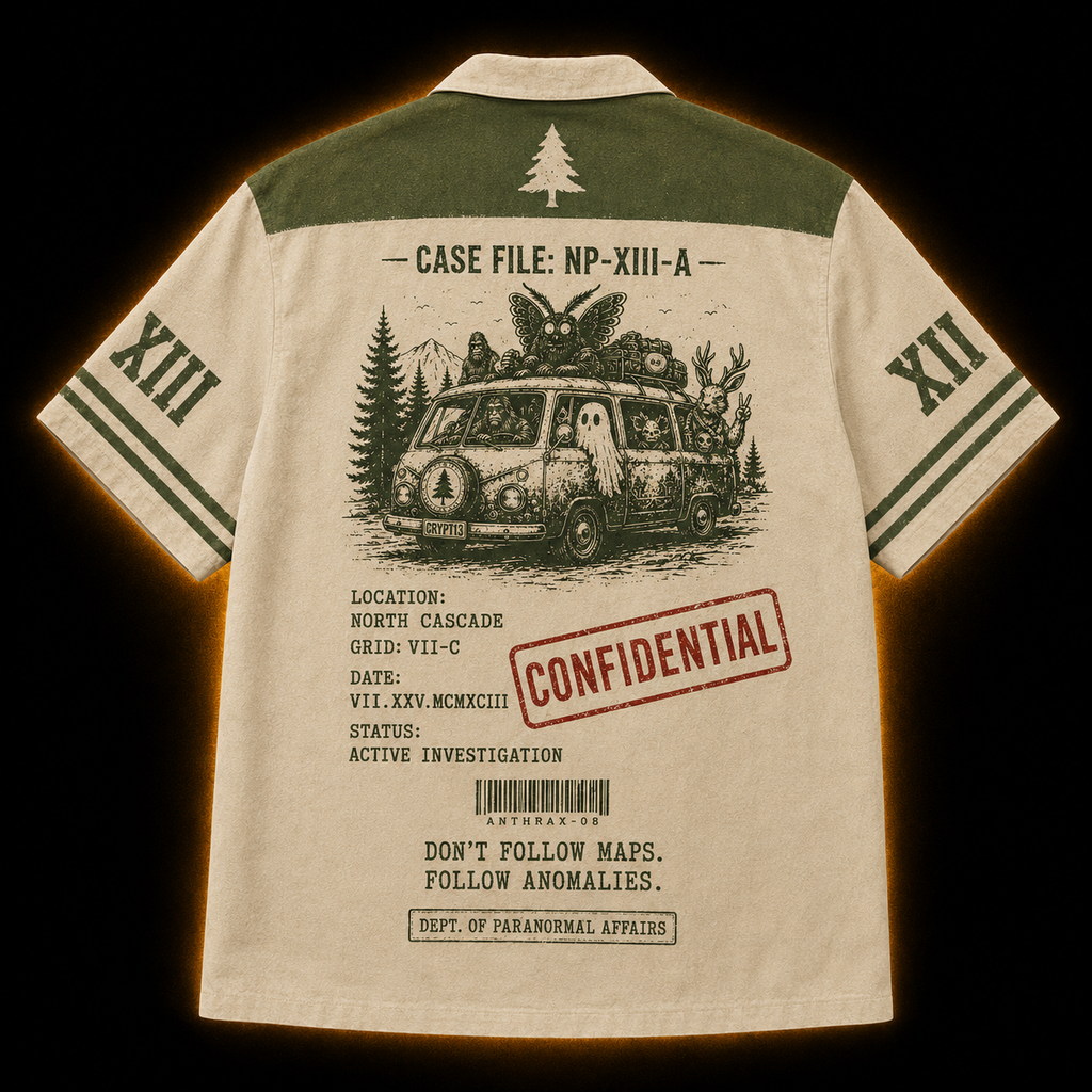 Cryptid Road Trip XIII — Don't Follow Maps Hawaiian Shirt
