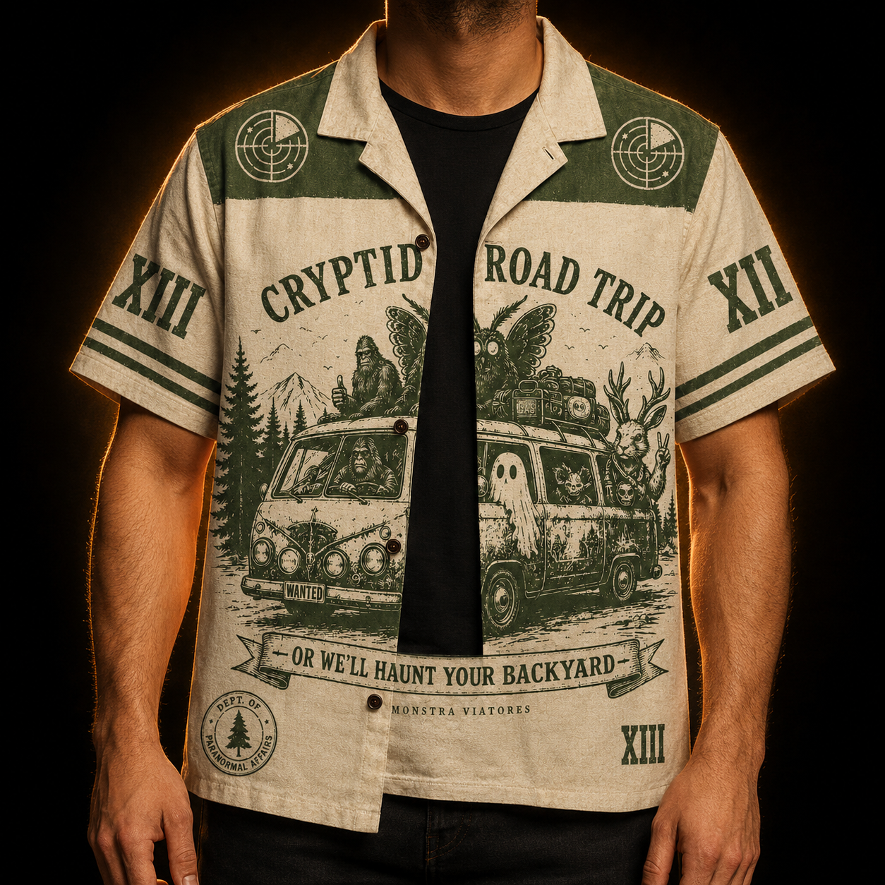 Cryptid Road Trip XIII — Don't Follow Maps Hawaiian Shirt