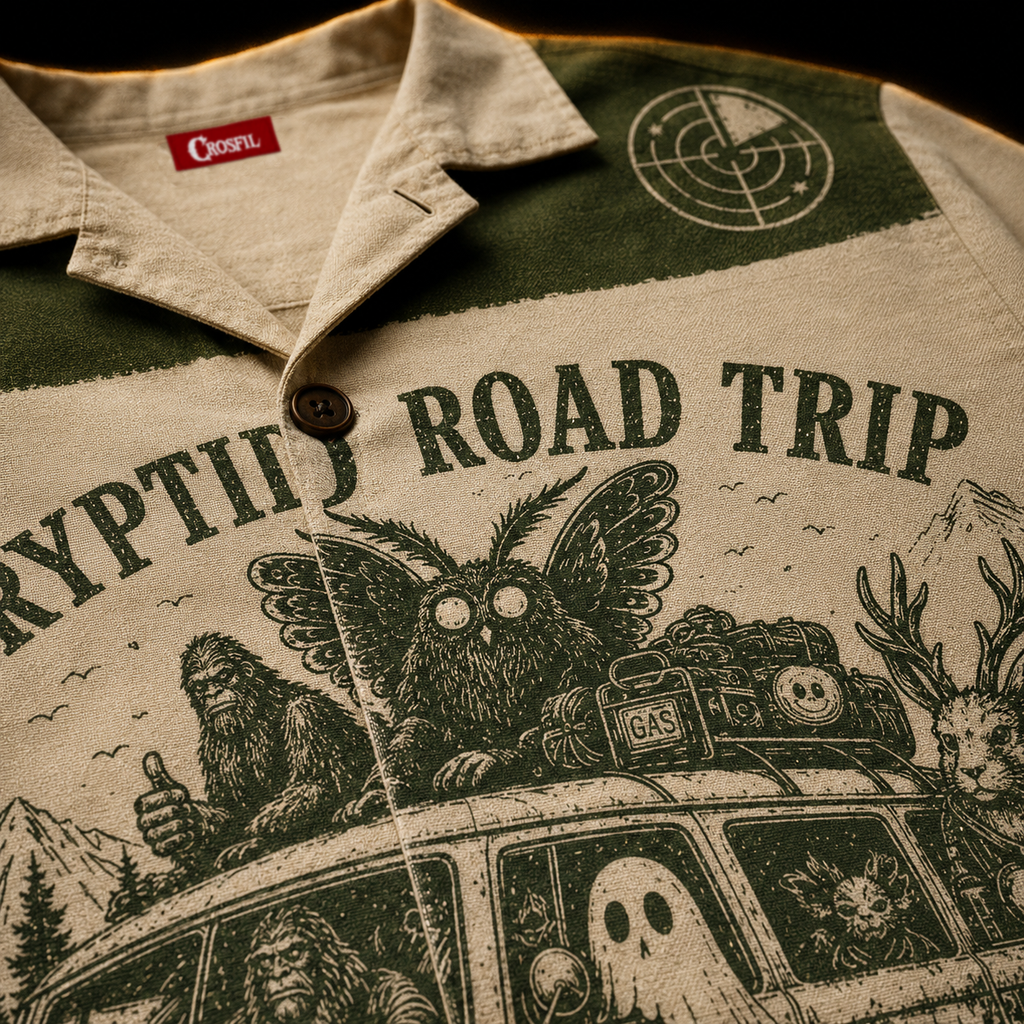 Cryptid Road Trip XIII — Don't Follow Maps Hawaiian Shirt