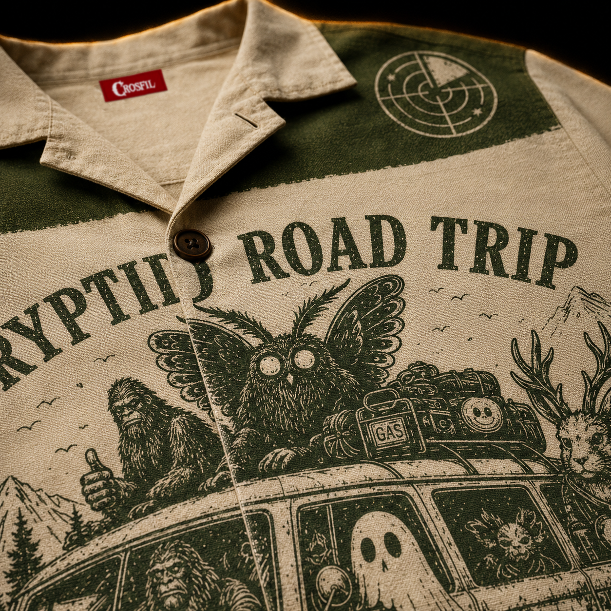 Cryptid Road Trip XIII — Don't Follow Maps Hawaiian Shirt