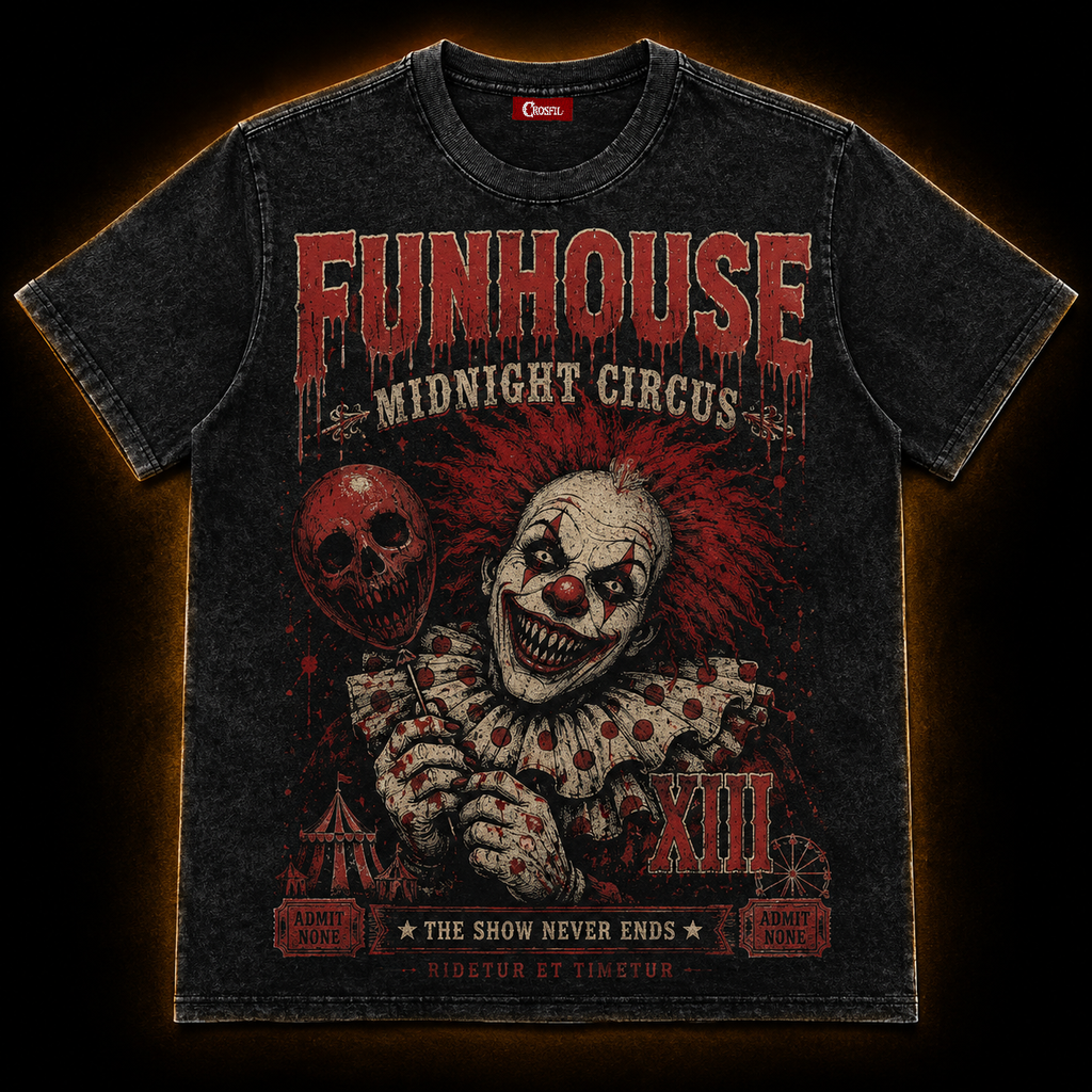 Funhouse XIII — Midnight Circus Washed T-Shirt