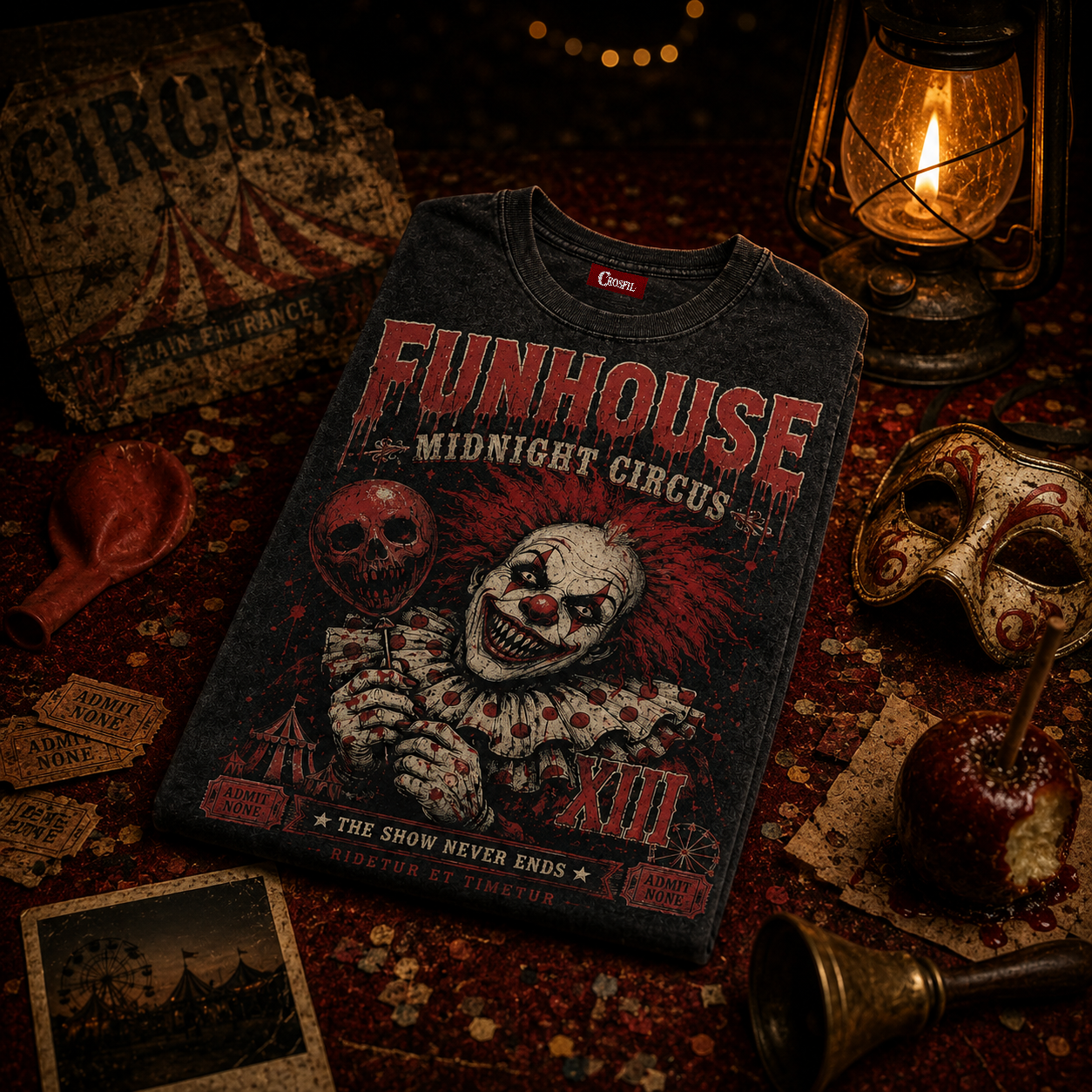 Funhouse XIII — Midnight Circus Washed T-Shirt