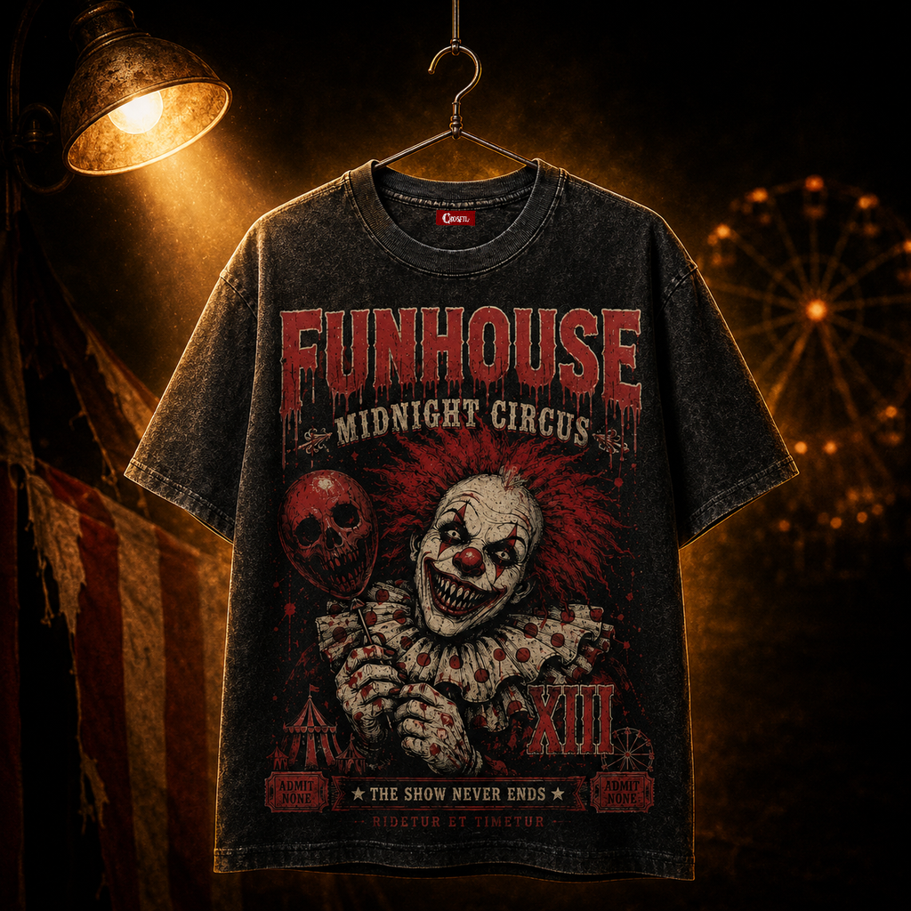 Funhouse XIII — Midnight Circus Washed T-Shirt