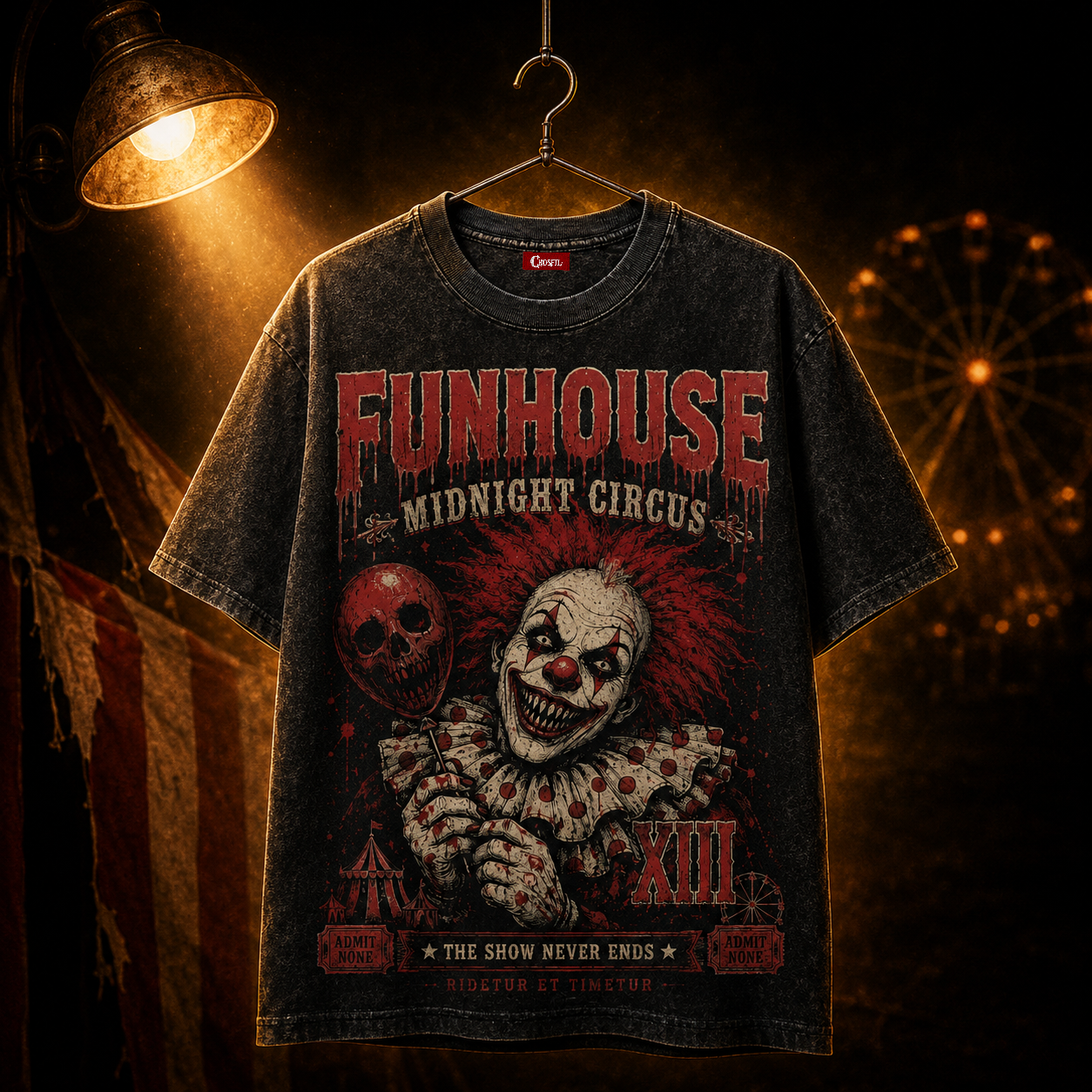 Funhouse XIII — Midnight Circus Washed T-Shirt