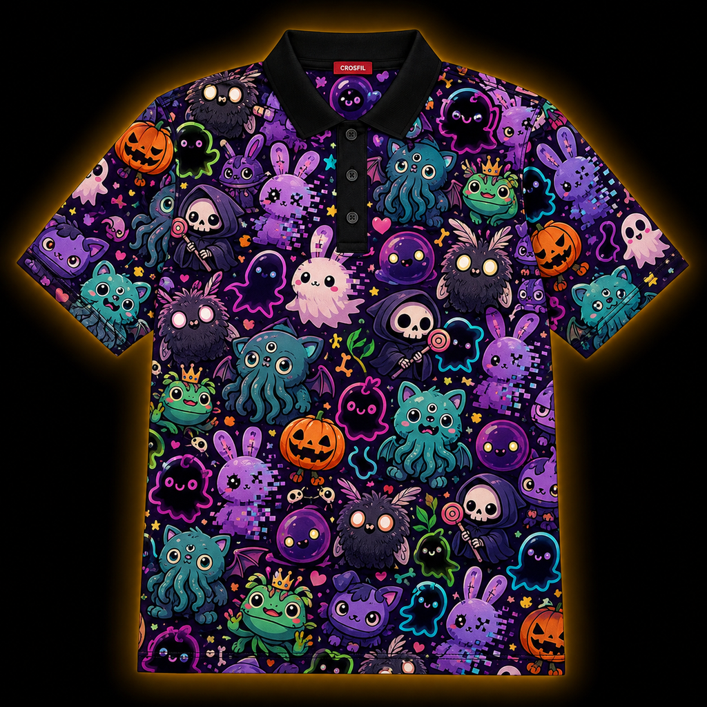 The Overcrowded Void — Creepy Cute Polo Shirt