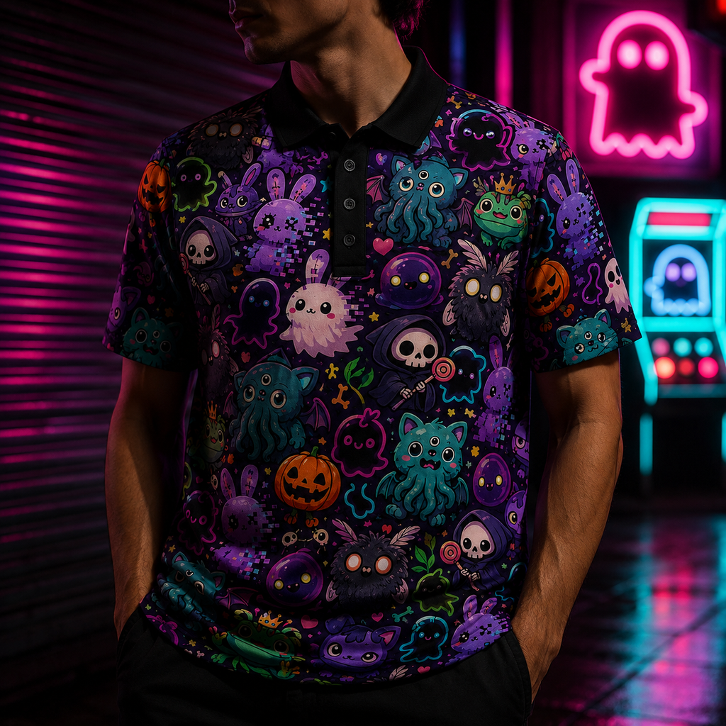 The Overcrowded Void — Creepy Cute Polo Shirt