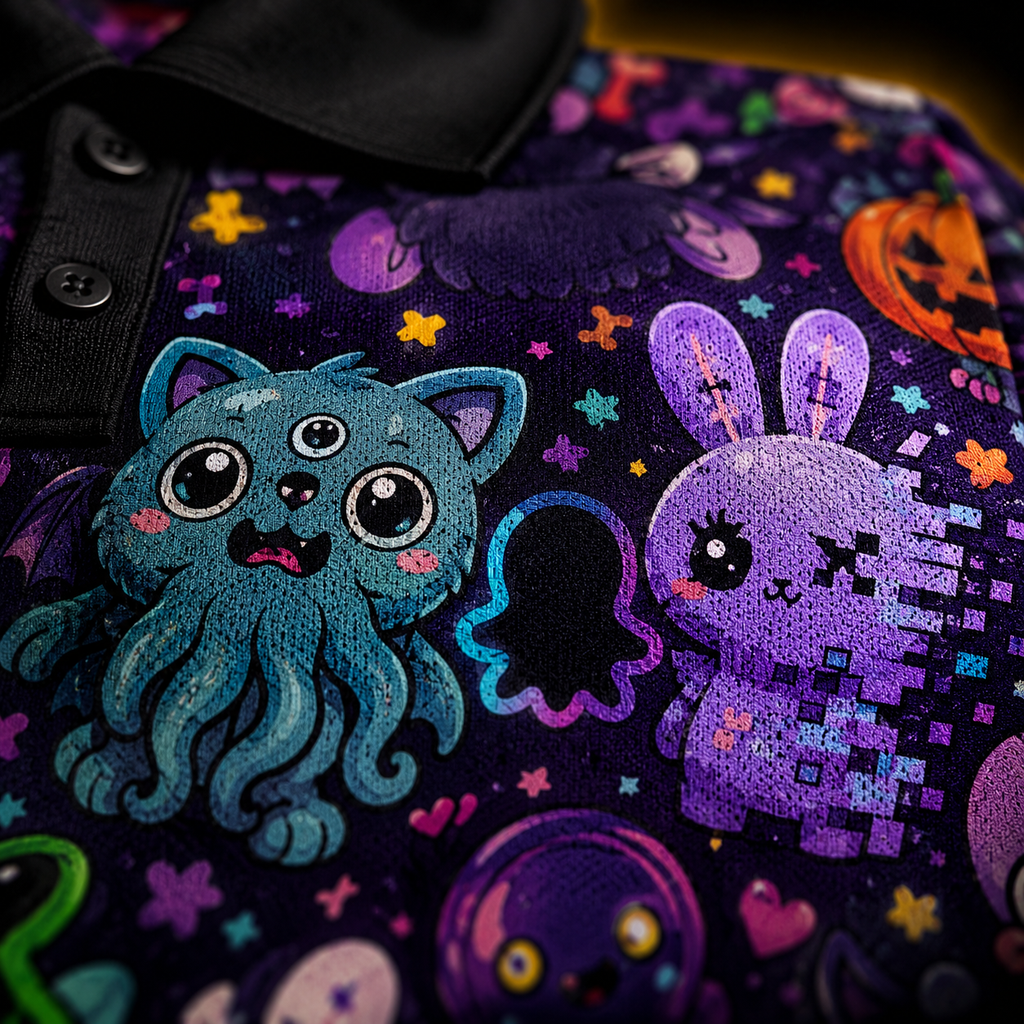 The Overcrowded Void — Creepy Cute Polo Shirt