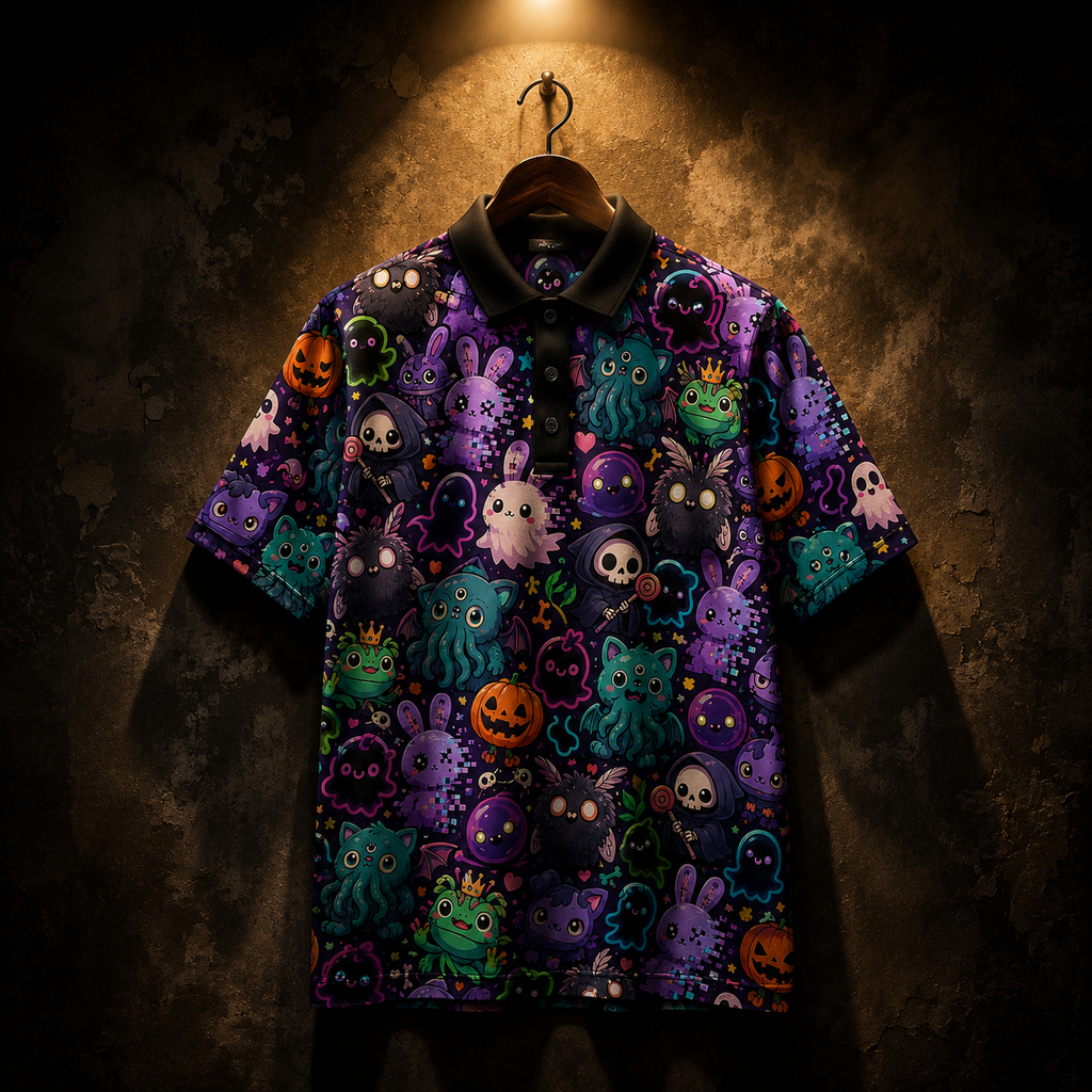 The Overcrowded Void — Creepy Cute Polo Shirt