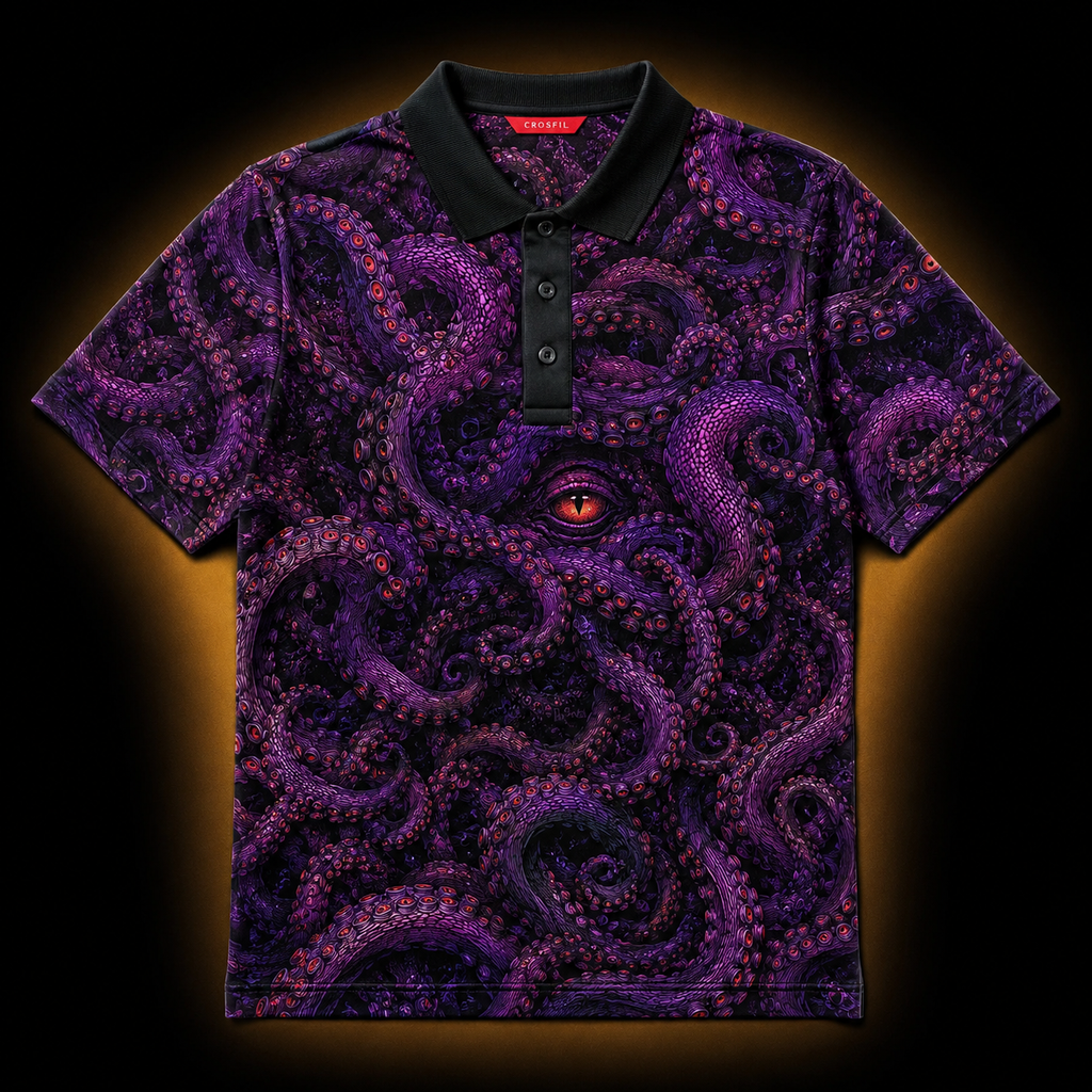 De Profundis — Tentacle Polo Shirt
