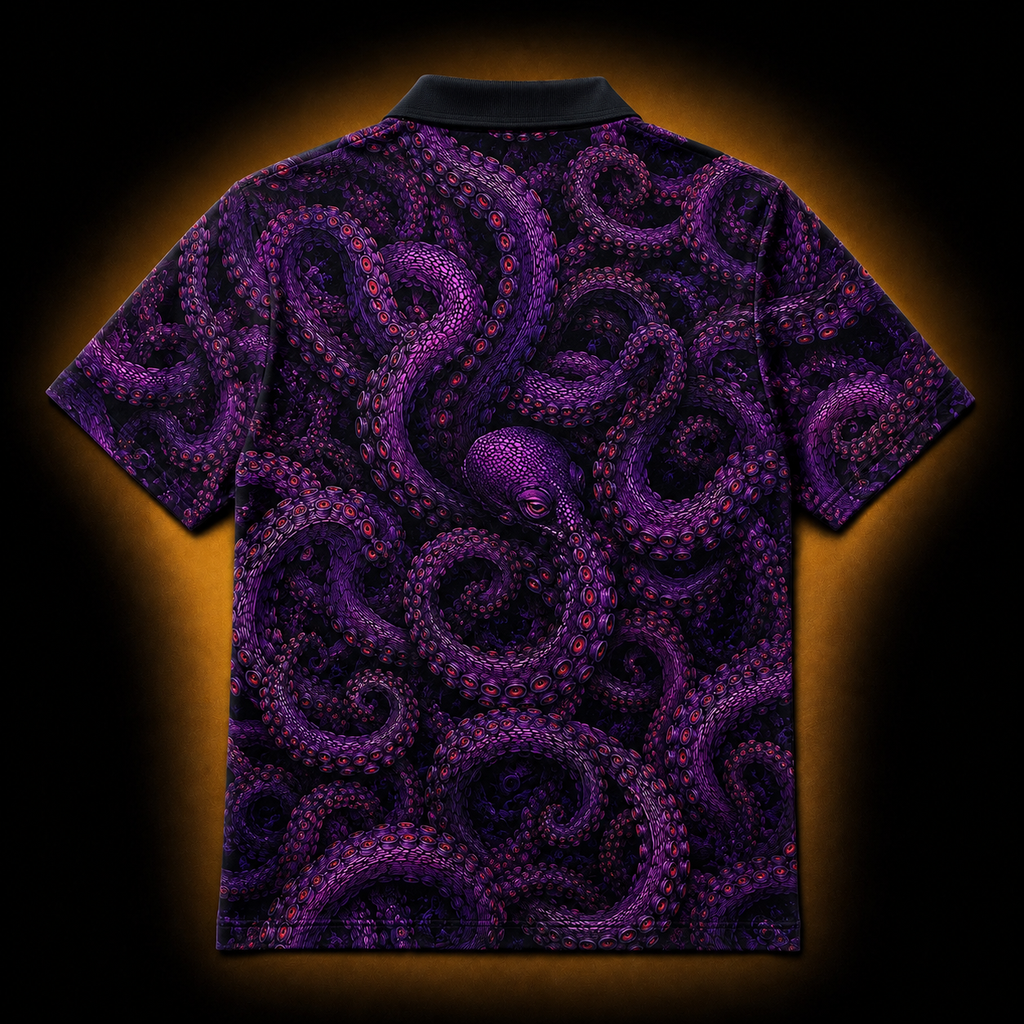 De Profundis — Tentacle Polo Shirt