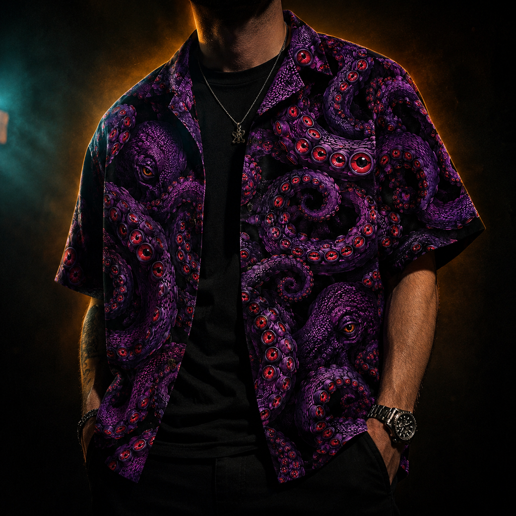 De Profundis — Tentacle Hawaiian Shirt