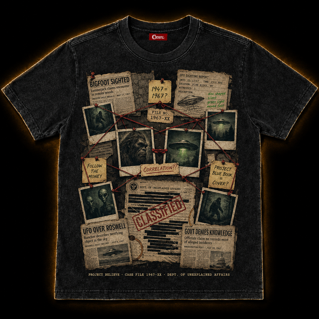 Project Believe — Case File 1967-XX Washed T-Shirt