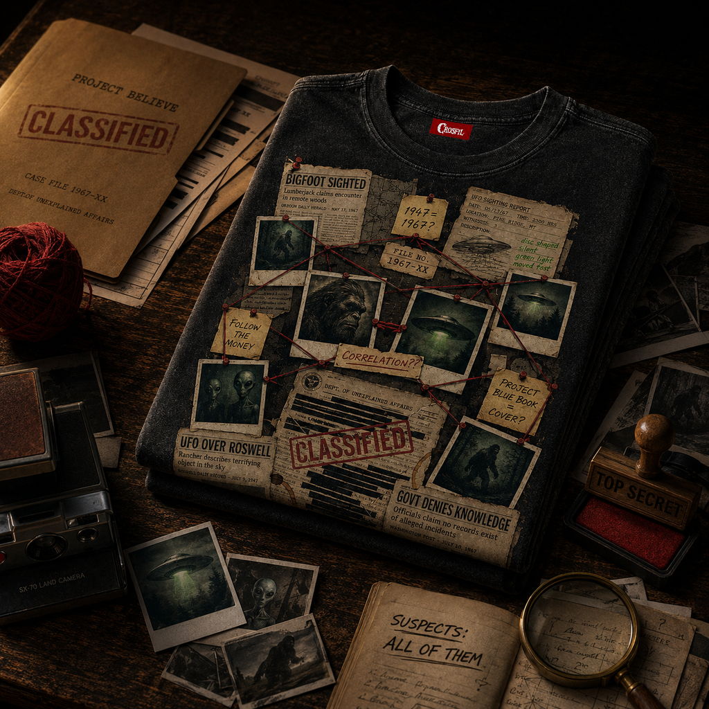 Project Believe — Case File 1967-XX Washed T-Shirt