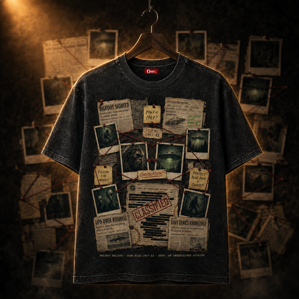 Project Believe — Case File 1967-XX Washed T-Shirt