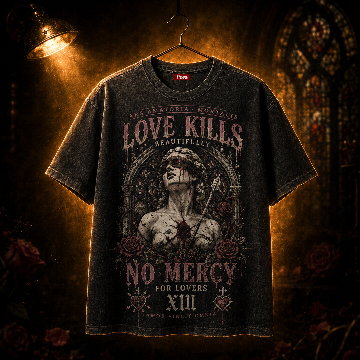 Love Kills Beautifully — No Mercy For Lovers Washed T-Shirt