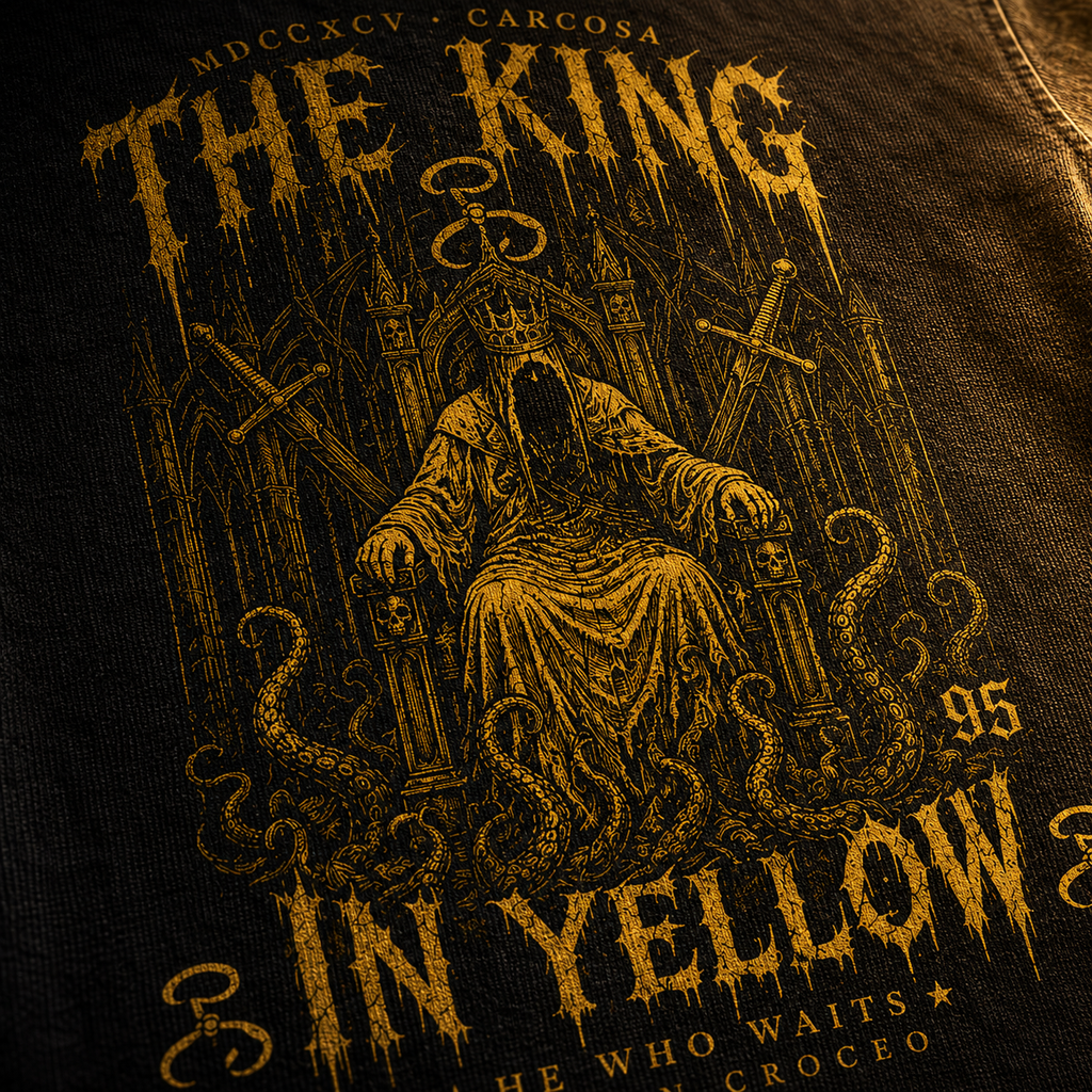 Hastur — The King in Yellow Washed T-Shirt