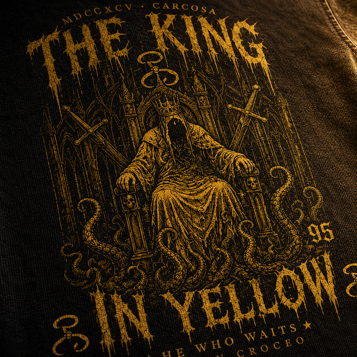 Hastur — The King in Yellow Washed T-Shirt