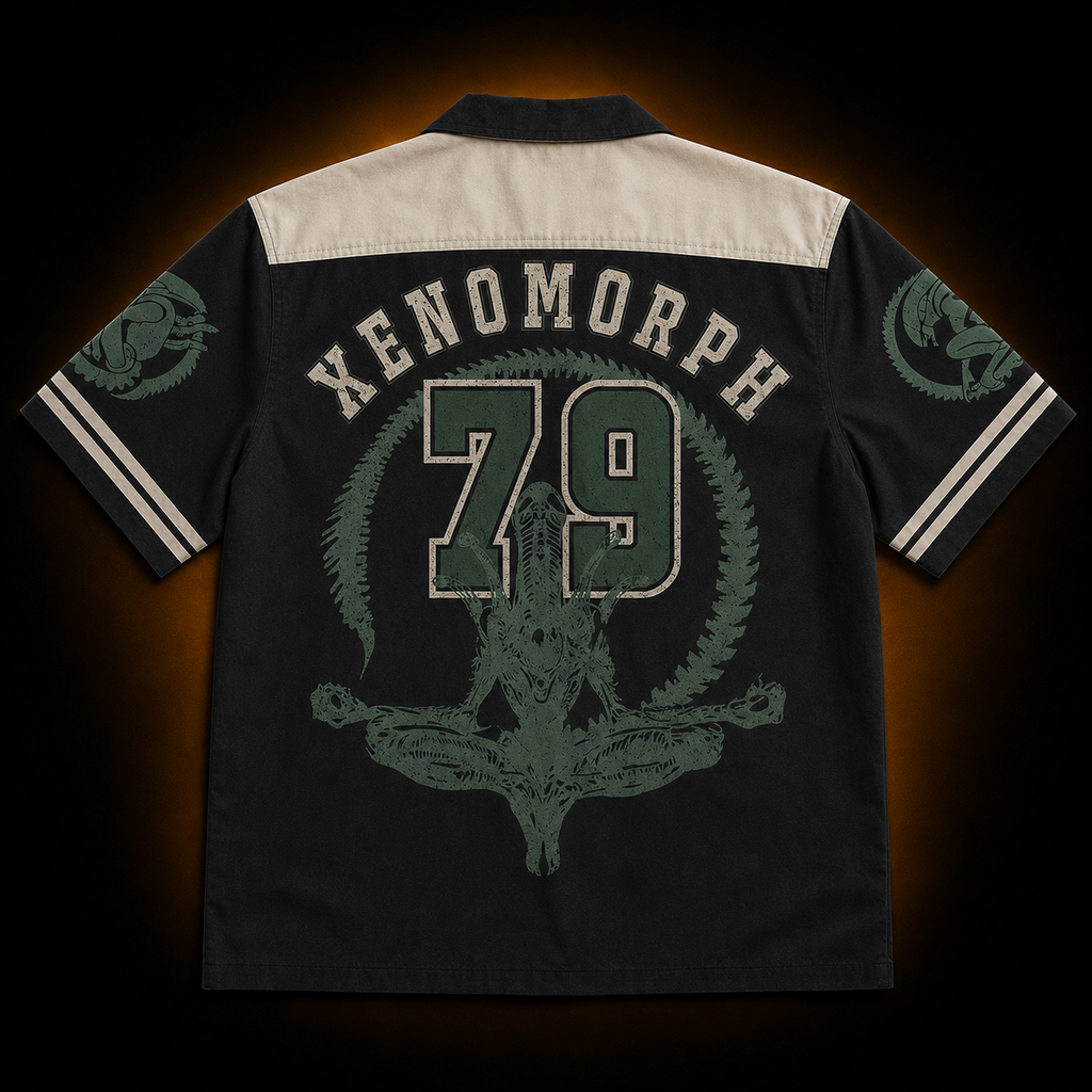 Xenomorph '79 — Vitruvian Alien Hawaiian Shirt | Film & TV Collection