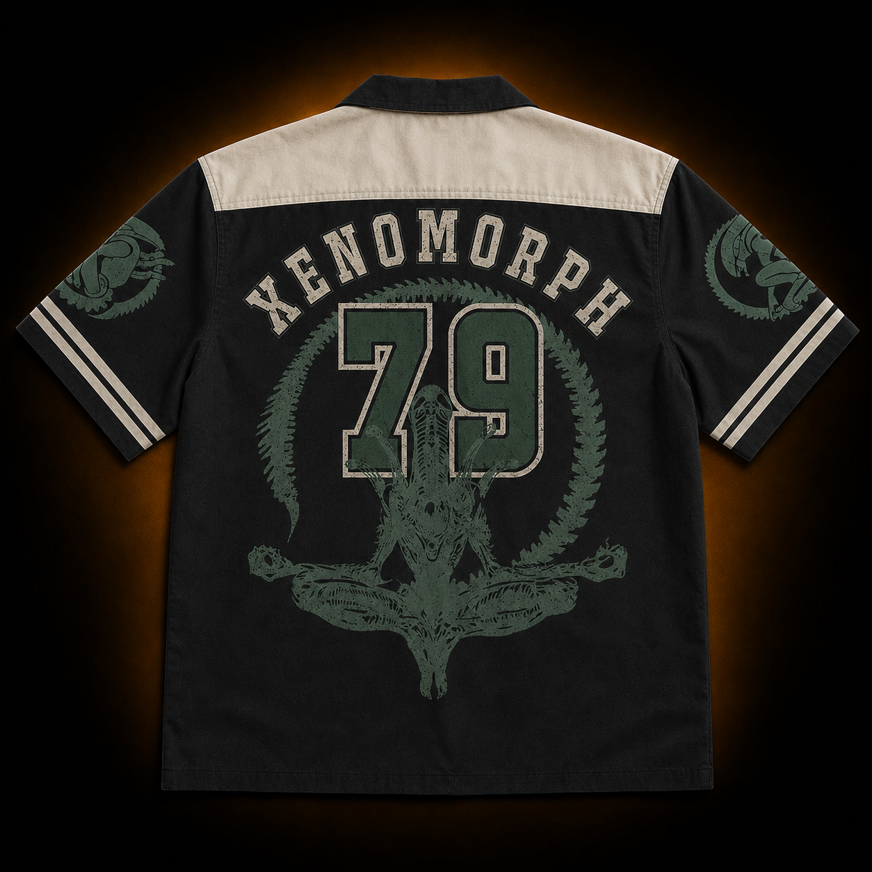 Xenomorph '79 — Vitruvian Alien Hawaiian Shirt | Film & TV Collection