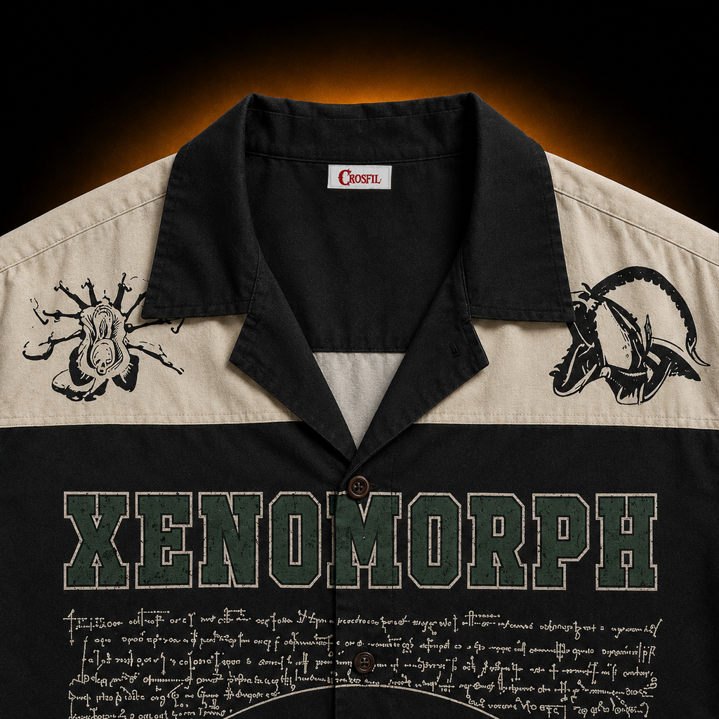 Xenomorph '79 — Vitruvian Alien Hawaiian Shirt | Film & TV Collection