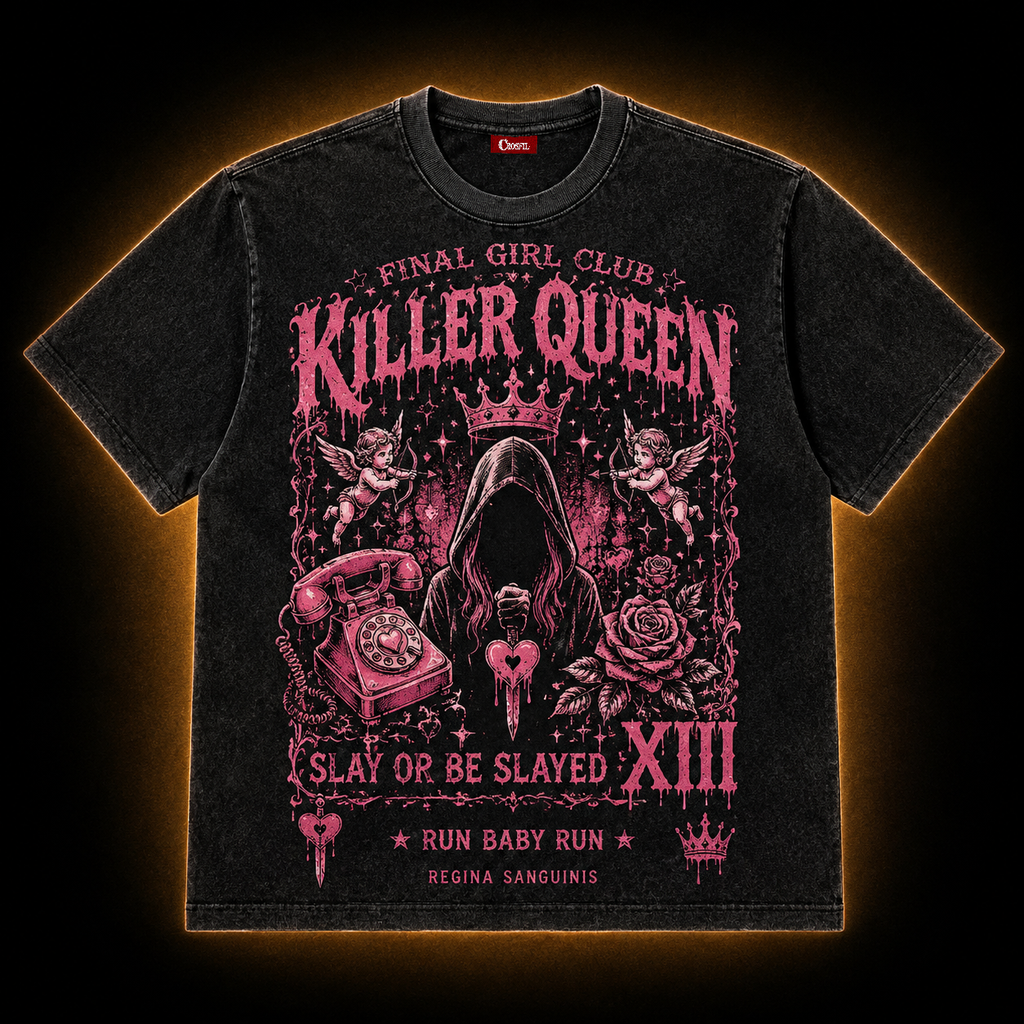 Killer Queen XIII — Slay or Be Slayed Washed T-Shirt