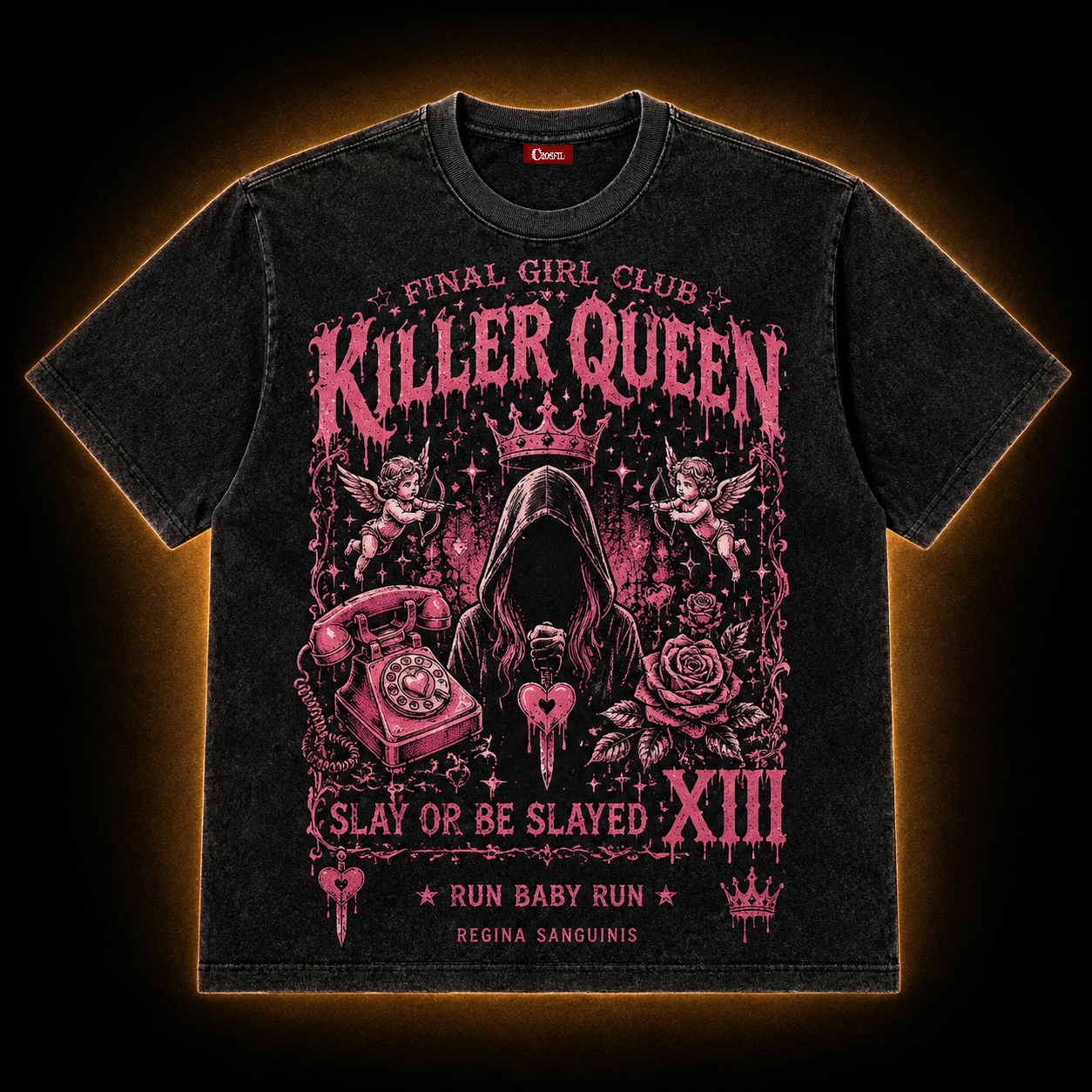 Killer Queen XIII — Slay or Be Slayed Washed T-Shirt