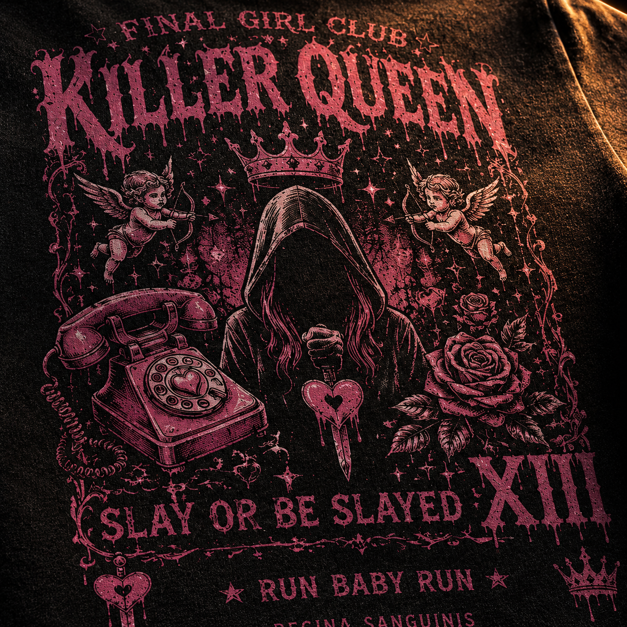 Killer Queen XIII — Slay or Be Slayed Washed T-Shirt