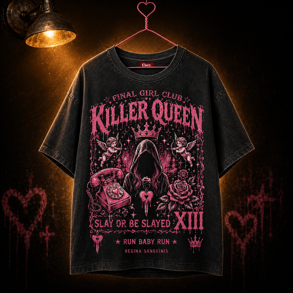 Killer Queen XIII — Slay or Be Slayed Washed T-Shirt
