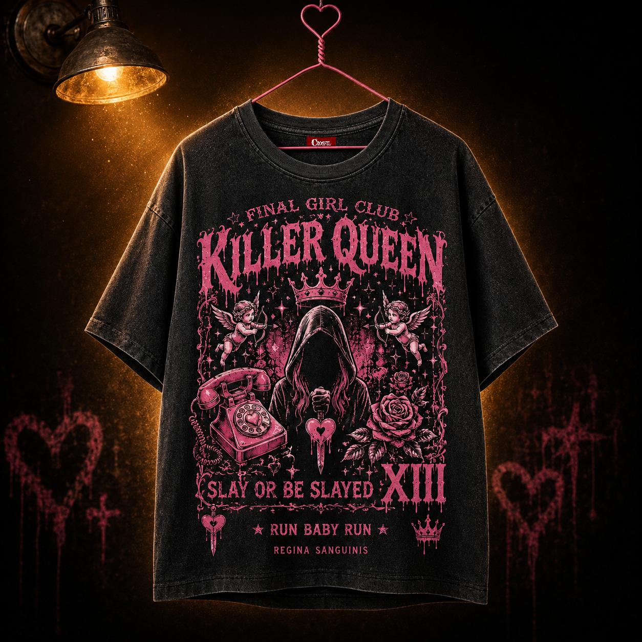 Killer Queen XIII — Slay or Be Slayed Washed T-Shirt