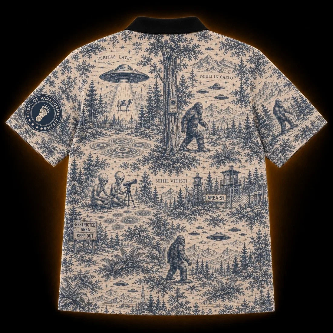 Veritas Latet — Paranormal Toile Polo Shirt